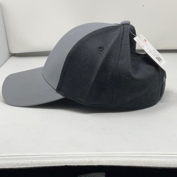 NWT Puma Golf gray/black stretch fit cap, size S/M - Picture 2 of 7